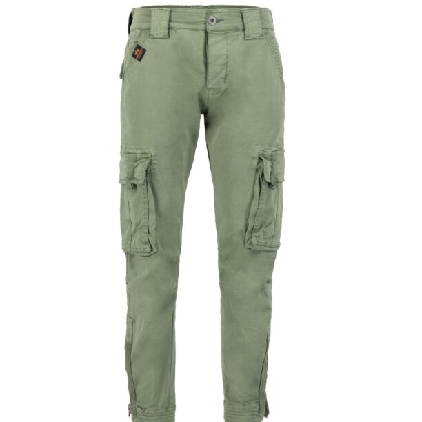 ALPHA INDUSTRIES Pantaloni cu buzunare  verde