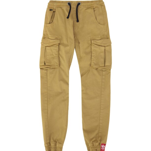 ALPHA INDUSTRIES Pantaloni  kaki / roșu / negru / alb