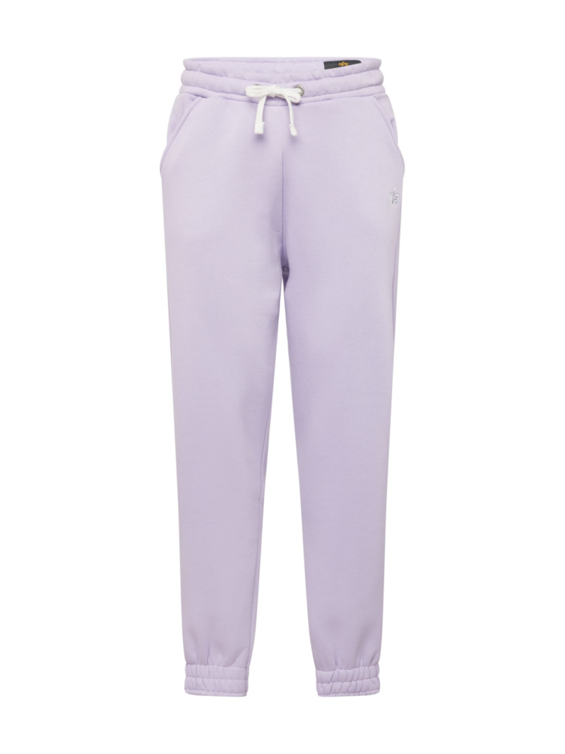 ALPHA INDUSTRIES Pantaloni  mov pastel / alb