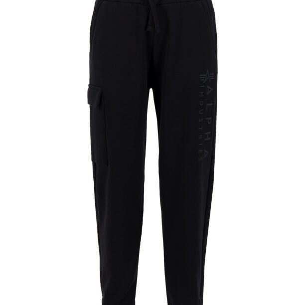 ALPHA INDUSTRIES Pantaloni  negru