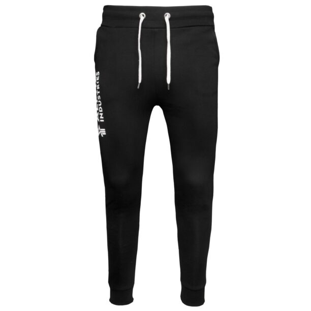 ALPHA INDUSTRIES Pantaloni  negru / alb