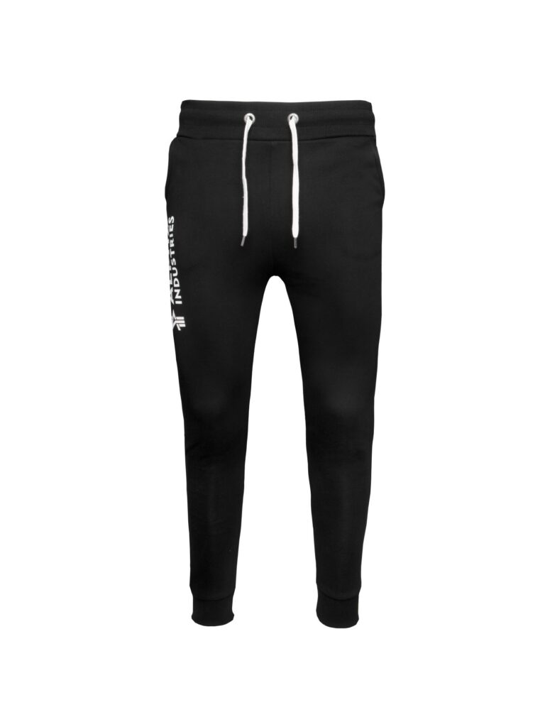 ALPHA INDUSTRIES Pantaloni  negru / alb