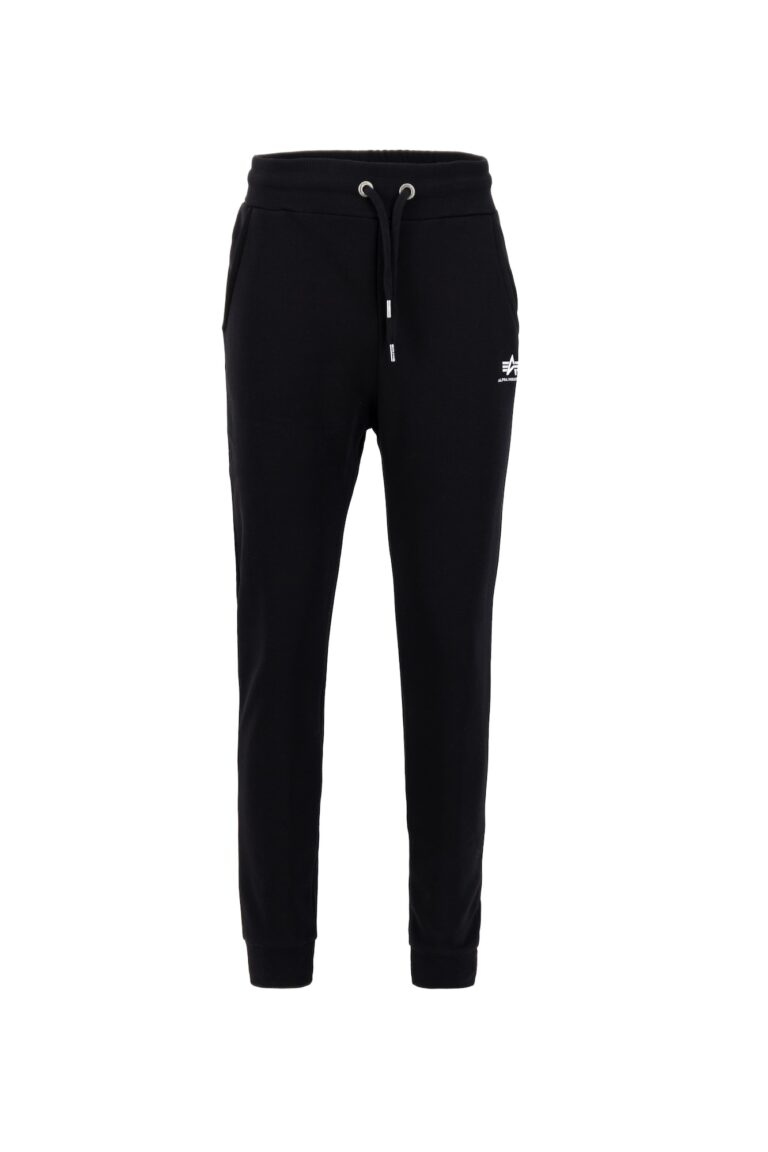 ALPHA INDUSTRIES Pantaloni  negru / alb