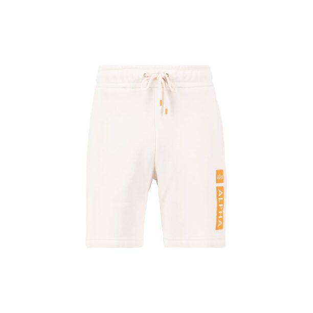 ALPHA INDUSTRIES Pantaloni  portocaliu / alb