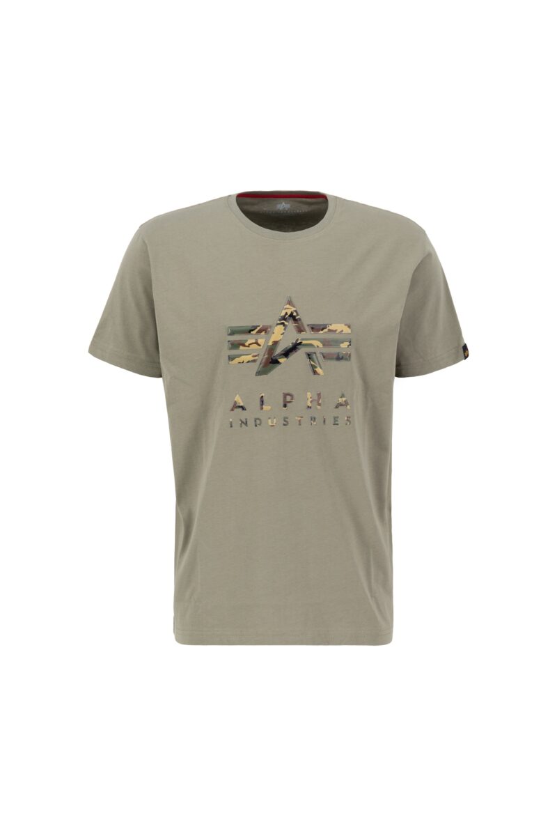 ALPHA INDUSTRIES Tricou 'Camo PP T'  nisipiu / maro / kaki / oliv