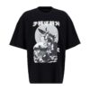 ALPHA INDUSTRIES Tricou 'Japan Warrior'  gri / negru / alb