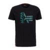 ALPHA INDUSTRIES Tricou  albastru / negru