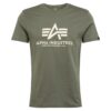 ALPHA INDUSTRIES Tricou  bej deschis / verde