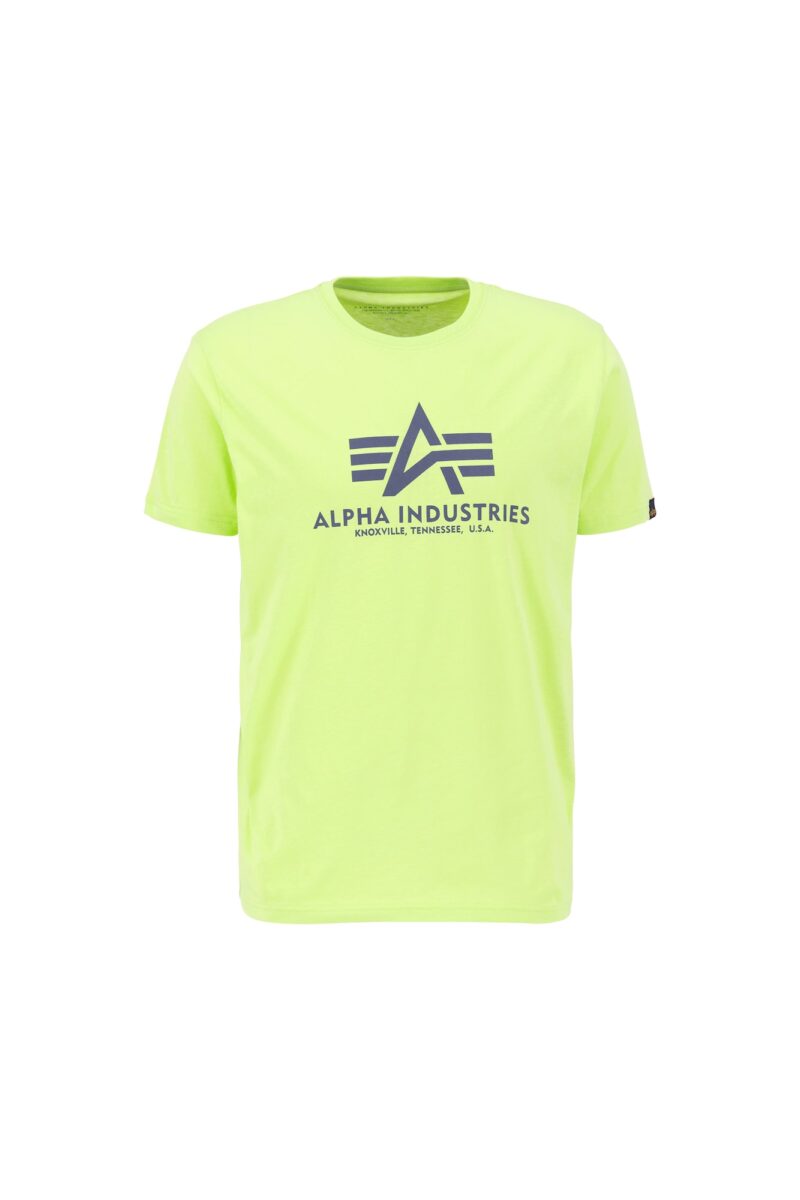 ALPHA INDUSTRIES Tricou  galben / gri / verde neon