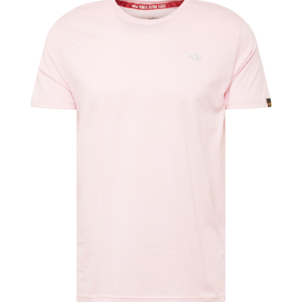 ALPHA INDUSTRIES Tricou  gri / roz pastel