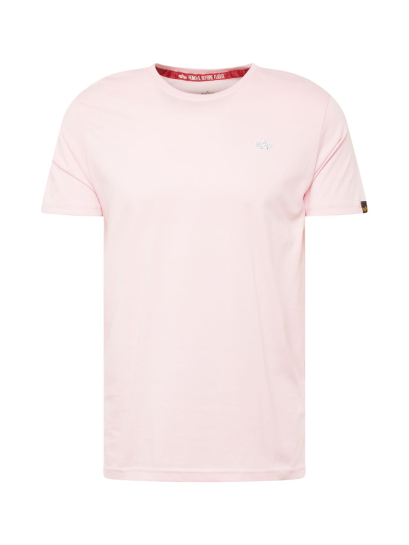 ALPHA INDUSTRIES Tricou  gri / roz pastel