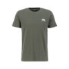 ALPHA INDUSTRIES Tricou  oliv / alb