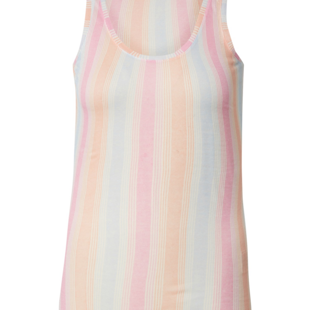 AMERICAN VINTAGE Top 'MASSACHUSETTS'  crem / albastru deschis / portocaliu pastel / roz