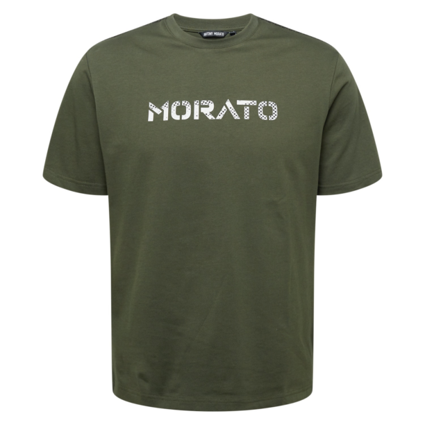 ANTONY MORATO Tricou  verde închis / alb