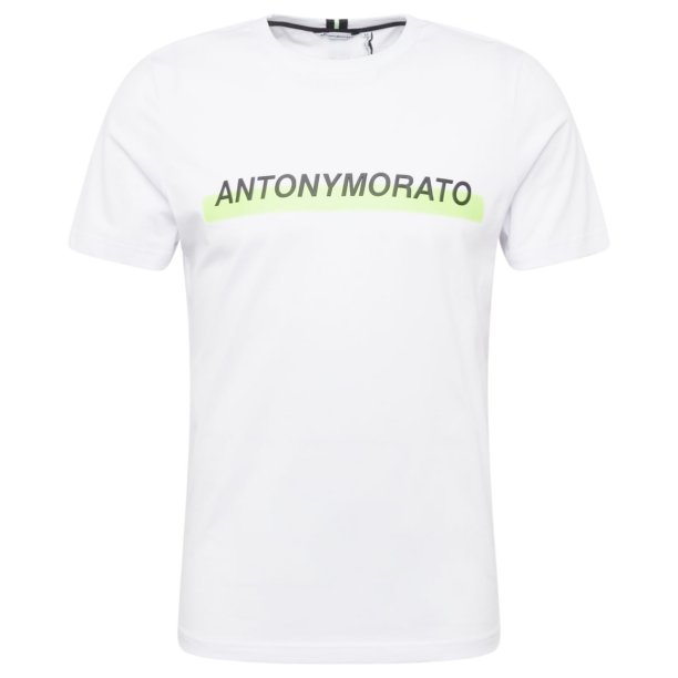 ANTONY MORATO Tricou  verde măr / negru / alb