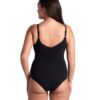 ARENA Costum de baie modelator 'SHAPEWEAR JEWEL PLUS'  negru / alb