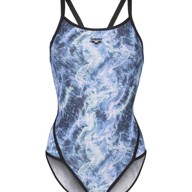 ARENA Costum de baie sport 'PACIFIC'  albastru marin / albastru aqua / albastru deschis / negru