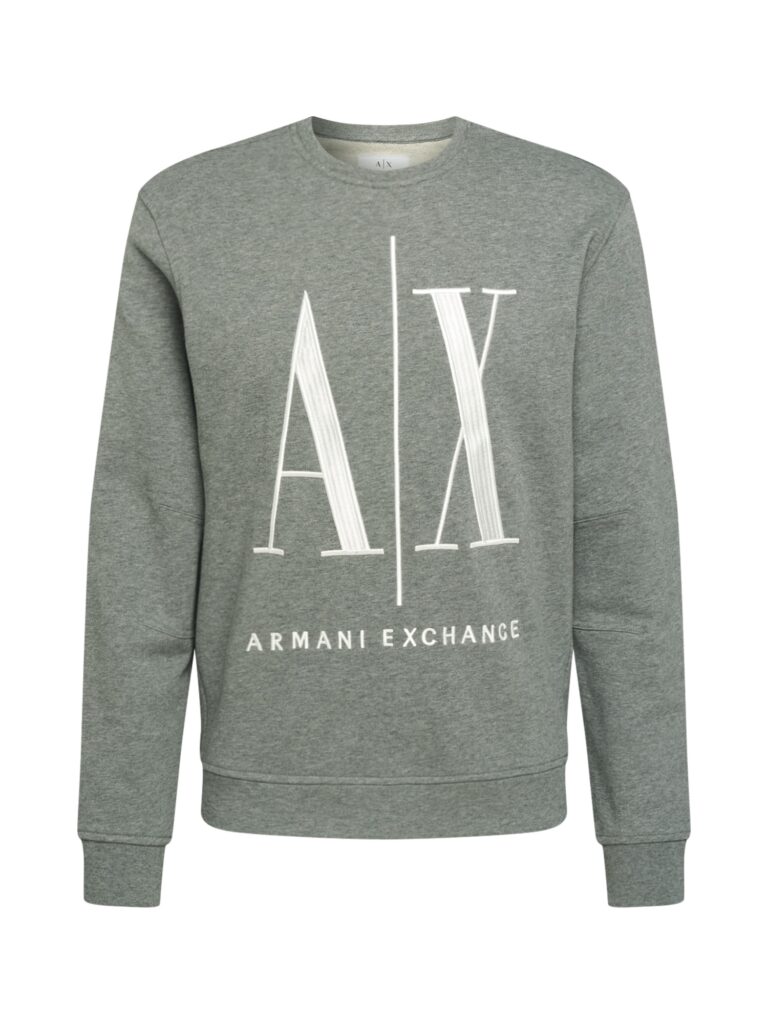 ARMANI EXCHANGE Bluză de molton  gri