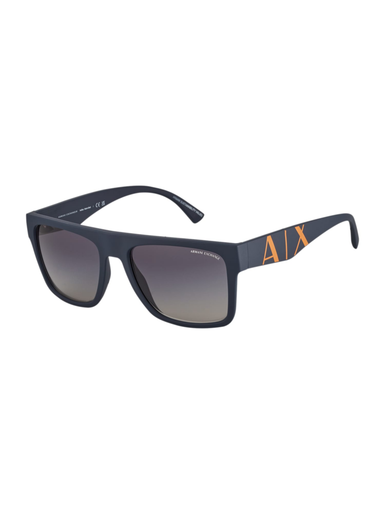 ARMANI EXCHANGE Ochelari de soare '0AX4113S'  albastru noapte / portocaliu