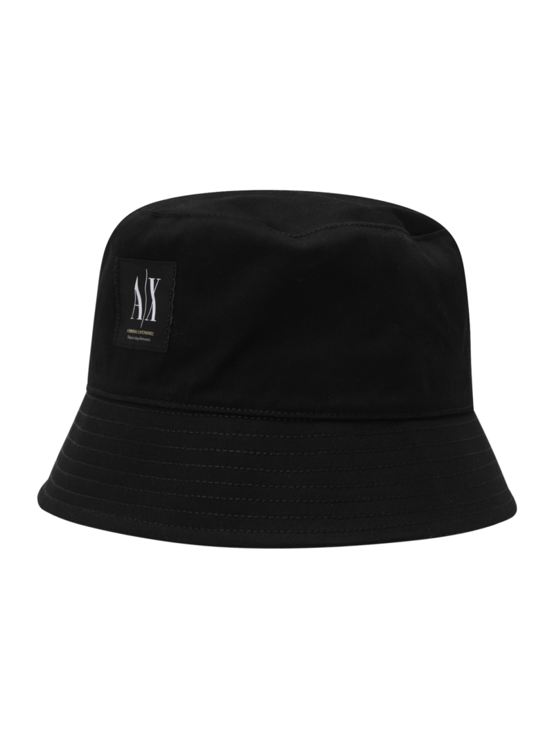 ARMANI EXCHANGE Pălărie 'CAPPELLO'  negru / alb