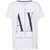 ARMANI EXCHANGE Tricou '8NYTCX'  negru / alb