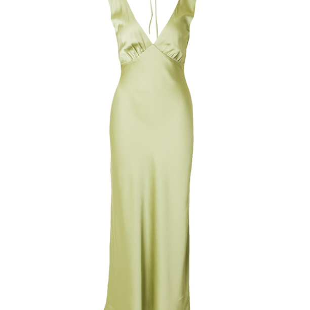 Abercrombie & Fitch Rochie de seară  verde stuf