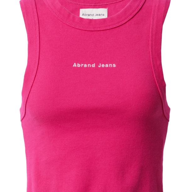 Abrand Top 'HEATHER'  roz / alb