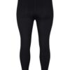 Active by Zizzi Pantaloni sport 'ADORTHE'  negru / alb