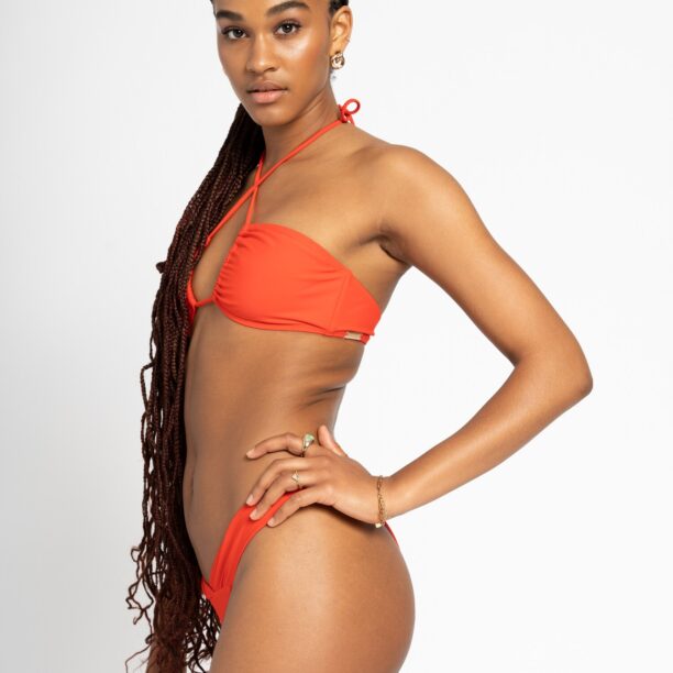 Alife and Kickin Sutien costum de baie  roșu orange preţ