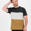 Alife and Kickin Tricou 'BenAK'  maro caramel / negru / alb lână