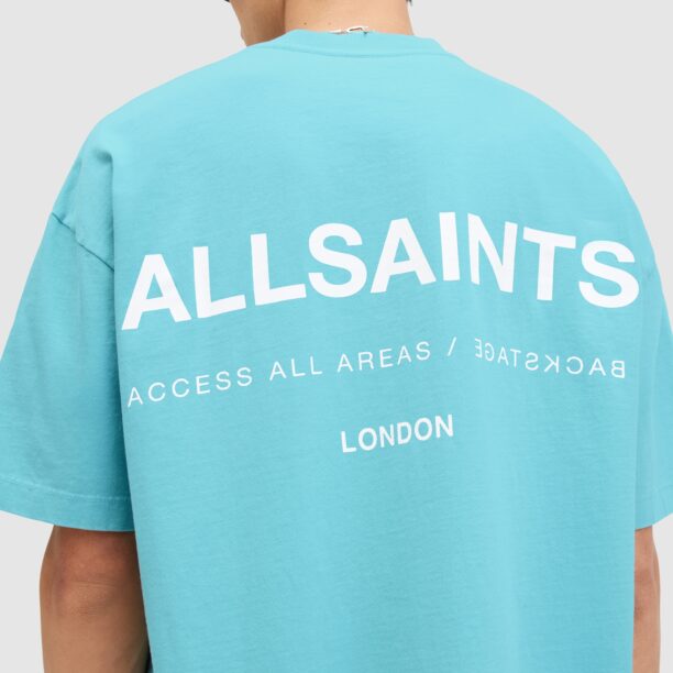 Original AllSaints Tricou 'ACCESS'  albastru deschis