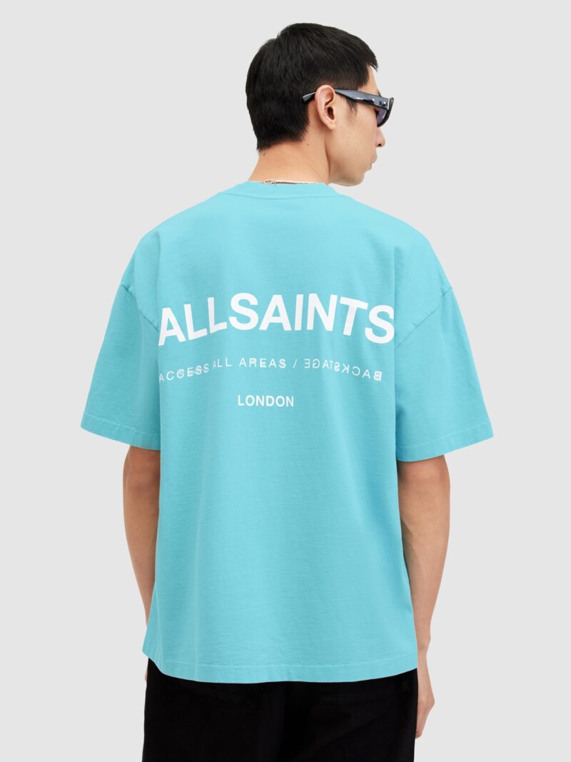 AllSaints Tricou 'ACCESS'  albastru deschis