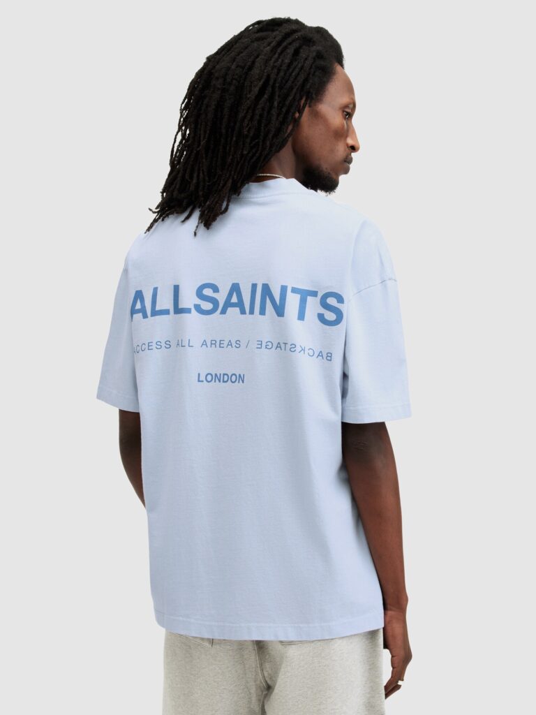 Cumpăra AllSaints Tricou 'ACCESS'  albastru deschis / albastru închis