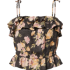 American Eagle Top 'LEXI'  galben / roz / negru