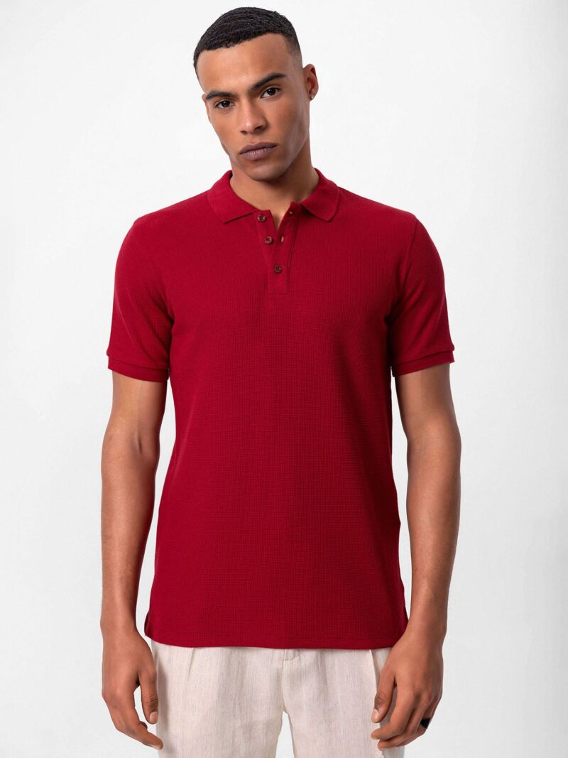 Anou Anou Tricou  roșu burgundy