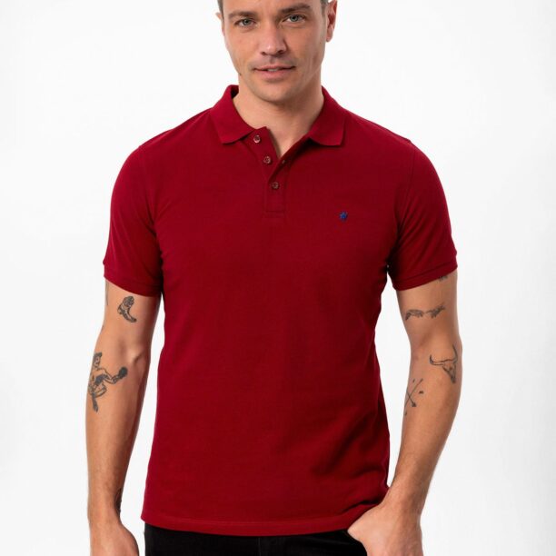 Anou Anou Tricou  verde închis / roșu burgundy