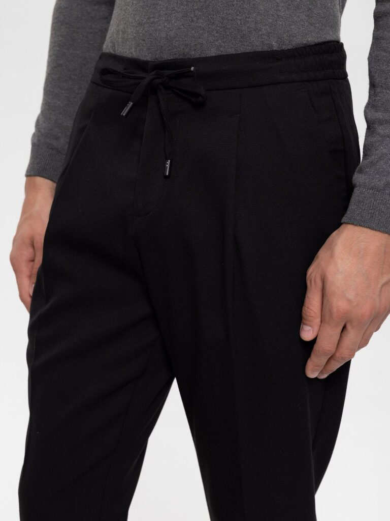 Original Antioch Pantaloni cu dungă  negru