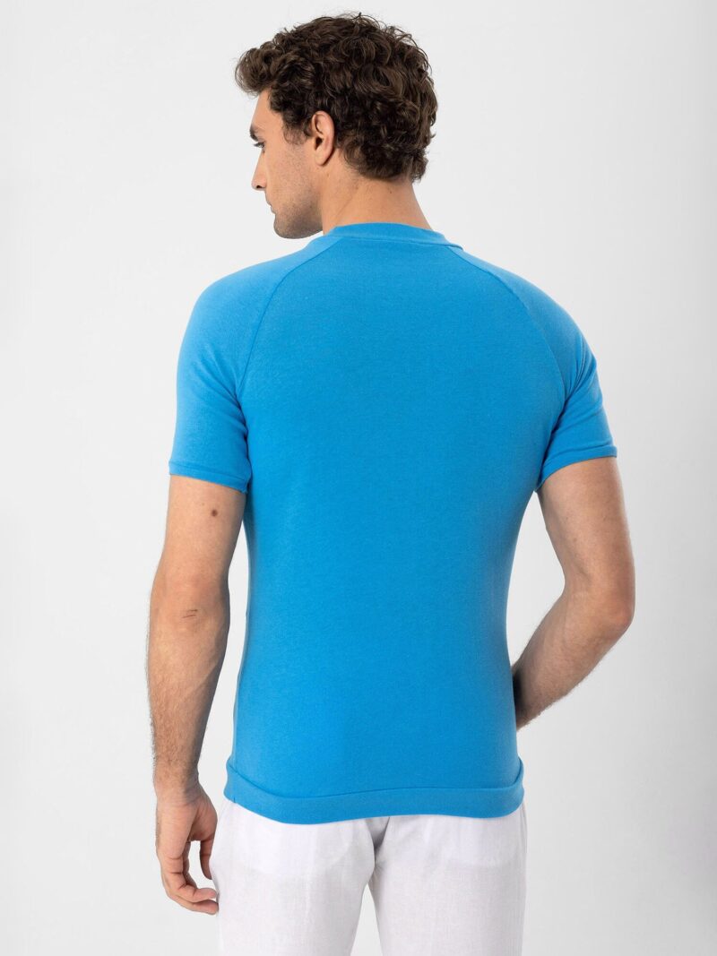 Original Antioch Tricou 'Basic'  albastru / albastru deschis