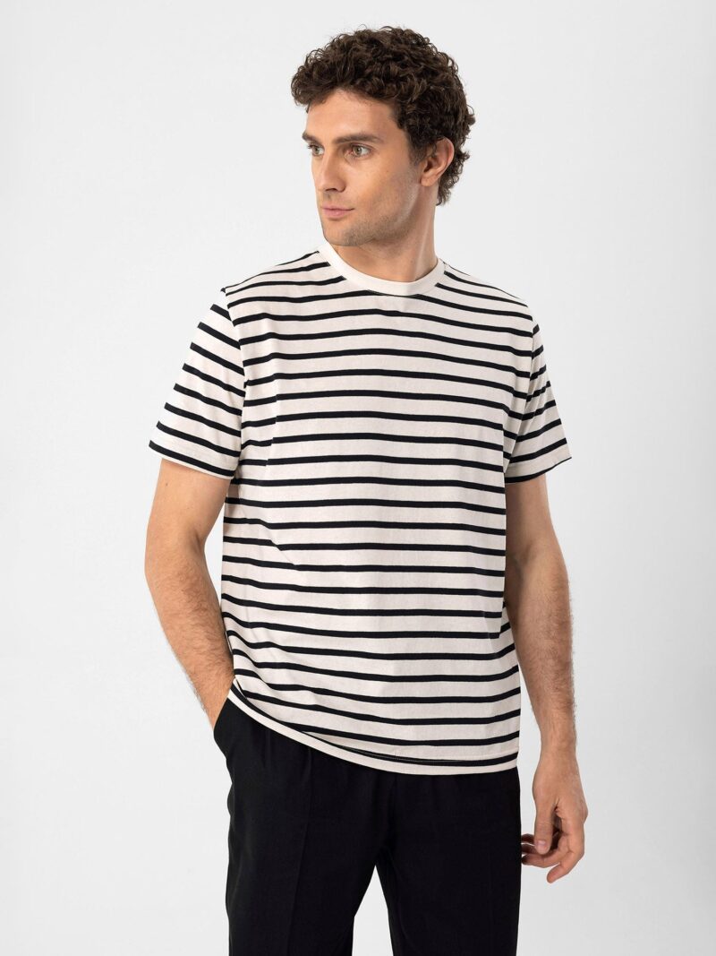 Antioch Tricou  negru / alb