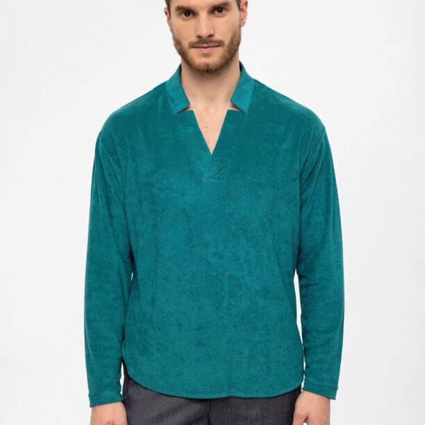 Antioch Tricou  verde petrol