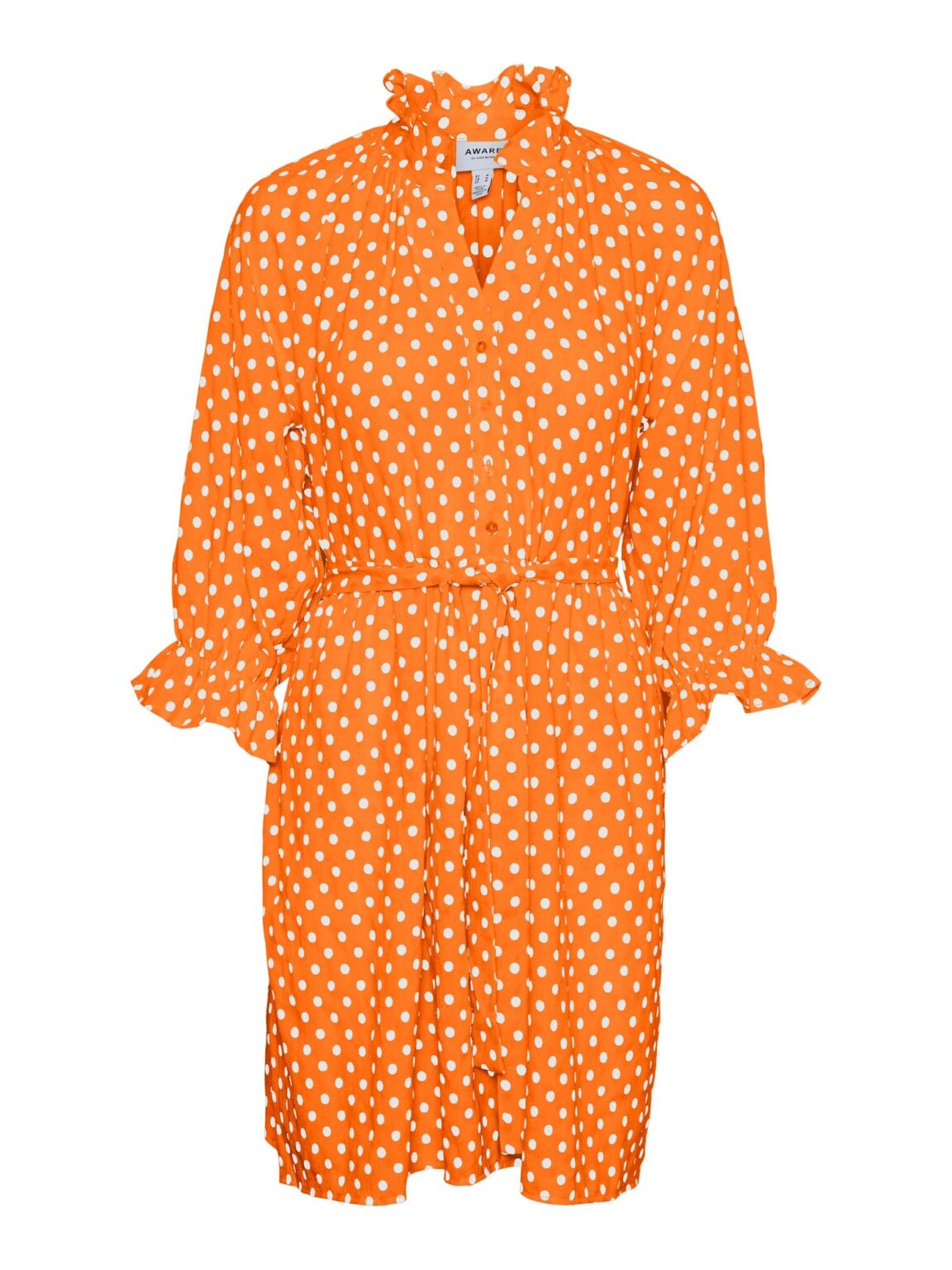 Aware Rochie tip bluză 'Cornelia'  portocaliu / alb
