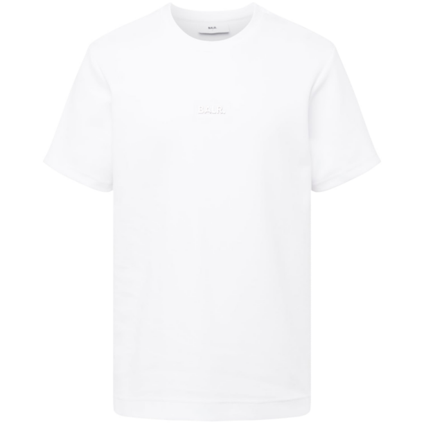 BALR. Tricou  argintiu / alb