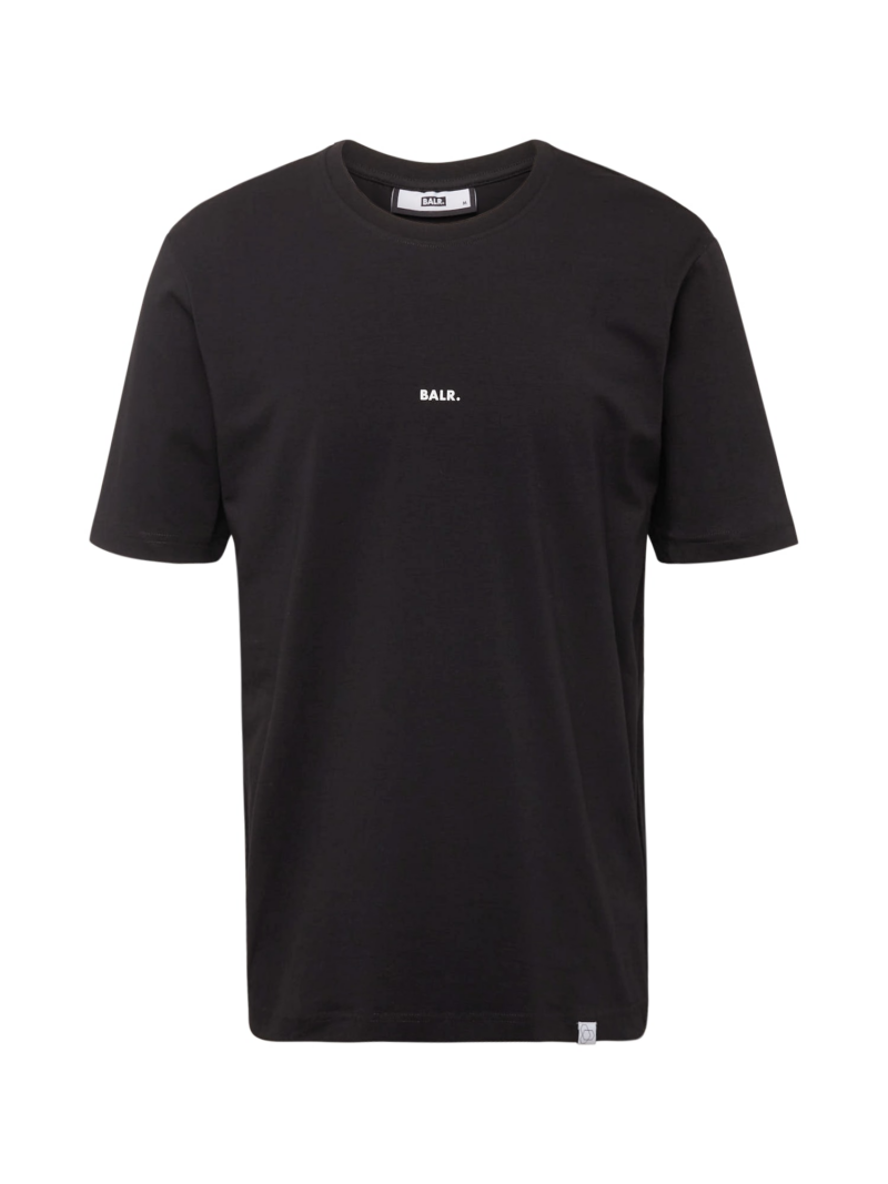 BALR. Tricou  negru / alb