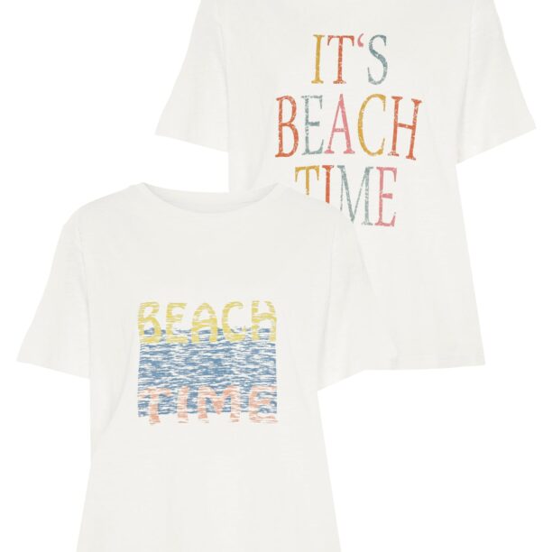 BEACH TIME Tricou  mai multe culori / alb