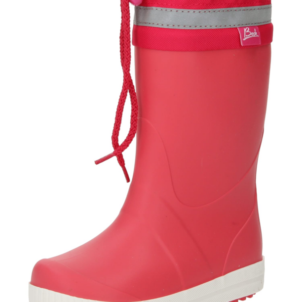 BECK Cizme de cauciuc 'Wellies'  gri / magenta