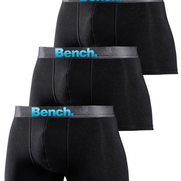 BENCH Boxeri  albastru neon / negru