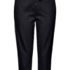 BENCH Pantaloni  negru / alb