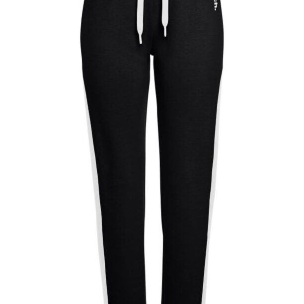 BENCH Pantaloni  negru / alb