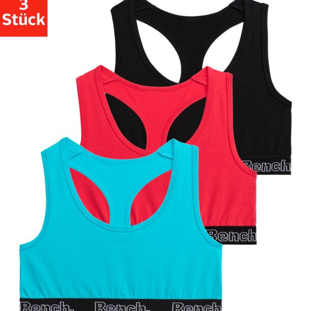 BENCH Sutien  cyan / roz / negru / alb