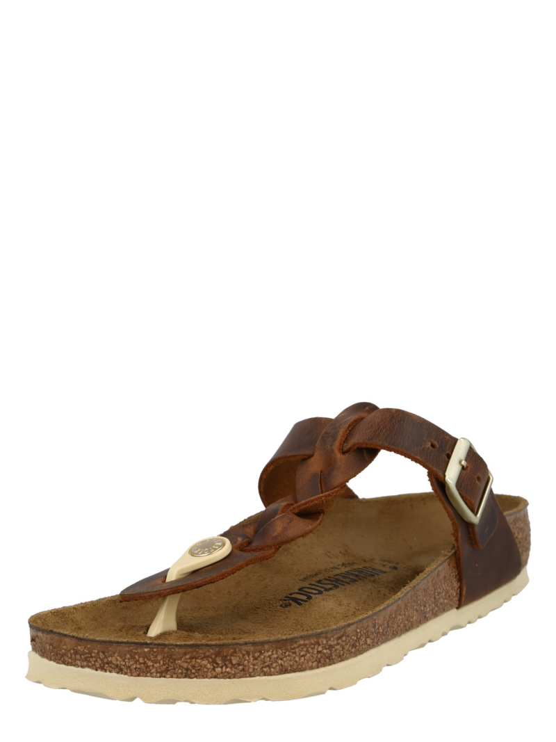 BIRKENSTOCK Flip-flops 'Gizeh'  castaniu